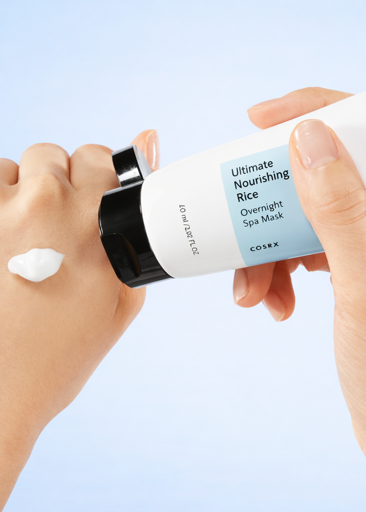 Masque spa de nuit au riz nourrissant