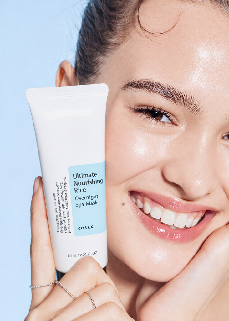 Masque spa de nuit au riz nourrissant