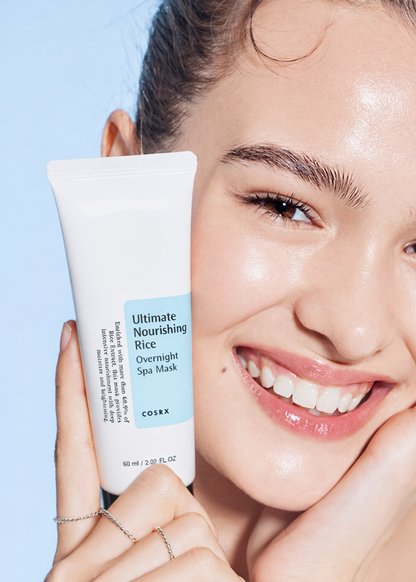 Masque spa de nuit au riz nourrissant